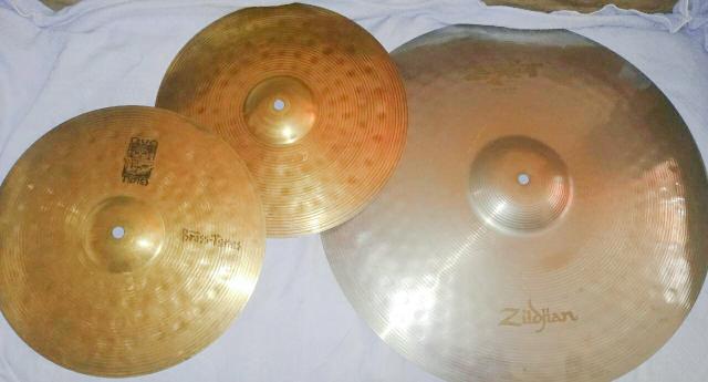 Chimbal da paiste e condução da zildjian titanium