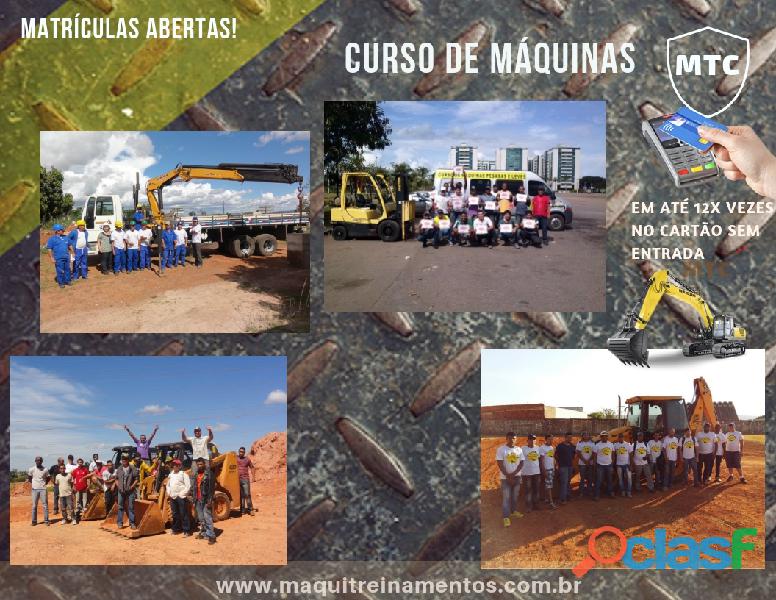 Curso de máquinas pesadas Brasília DF