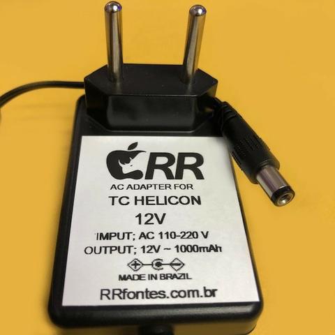 Fonte Carregador Tc Helicon Mic Mechanic De Voz. Pedal 12v