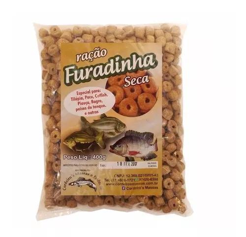 Ração Furadinha Seca Cordeiro Pacote De 400g