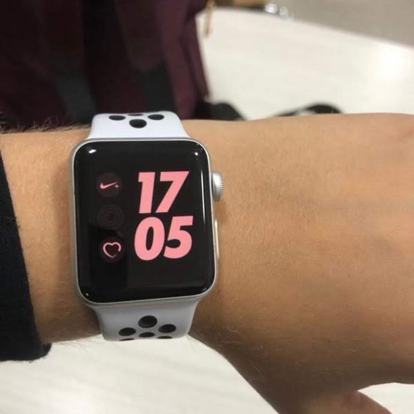 apple watch série 3 38mm edição limitada nike