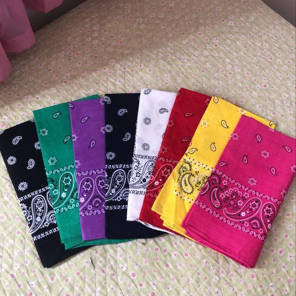 bandanas varias cores