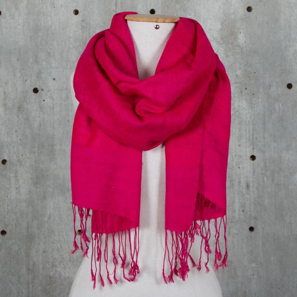 echarpe rosa escuro