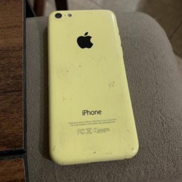 iphone 5c 8gb amarelo usado