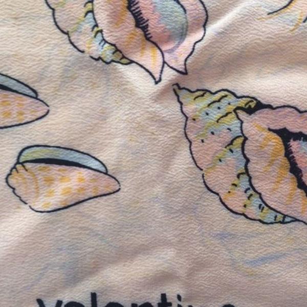 lenço de seda vintage valentino