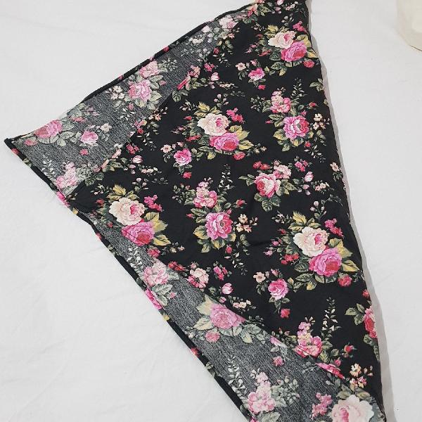 lenço/bandana floral