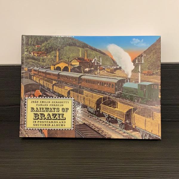 livro railways of brazil - in postcards and souvenir albuns