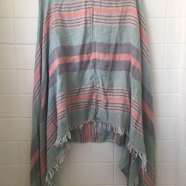 poncho candy colours