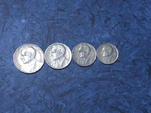 4 moedas Getúlio Vargas