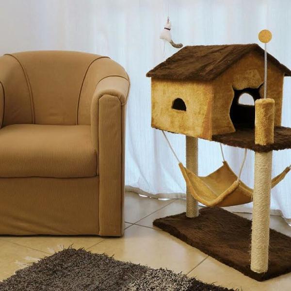 ARRANHADOR SOBRADO HOUSE PARA GATOS ARRANHAR