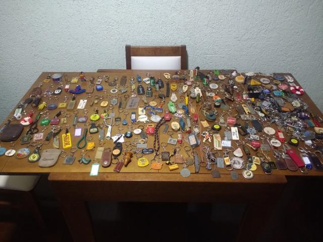 Coleção de chaveiros