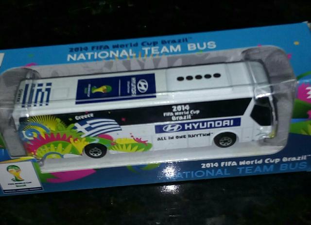 Miniatura de um Ônibus Usado na Copa