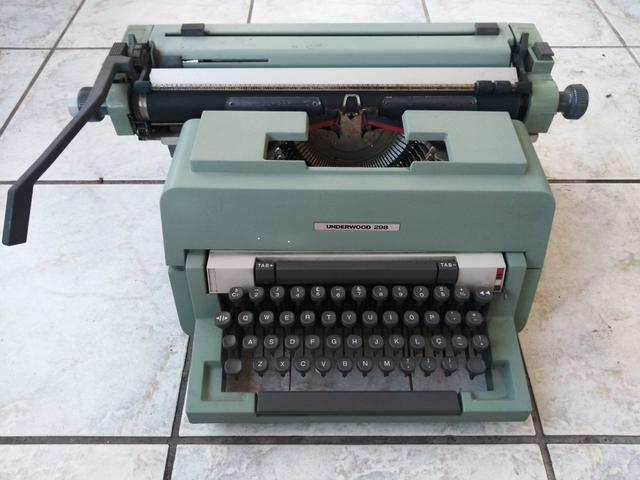 Modelo Underwood Maquina de datilografia antiga