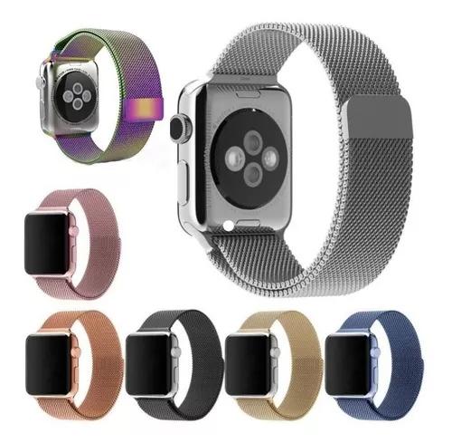 Pulseira Milanese Aço Metal Para Apple Watch Series 1 2 3 4