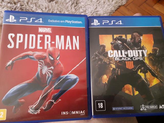 Spider e Bo4 Ps4