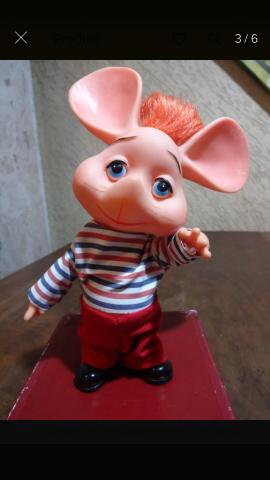 Topo Gigio estrela anos 70 em perfeito estado