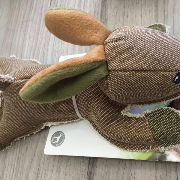 brinquedo resistente coelho pawise para cães