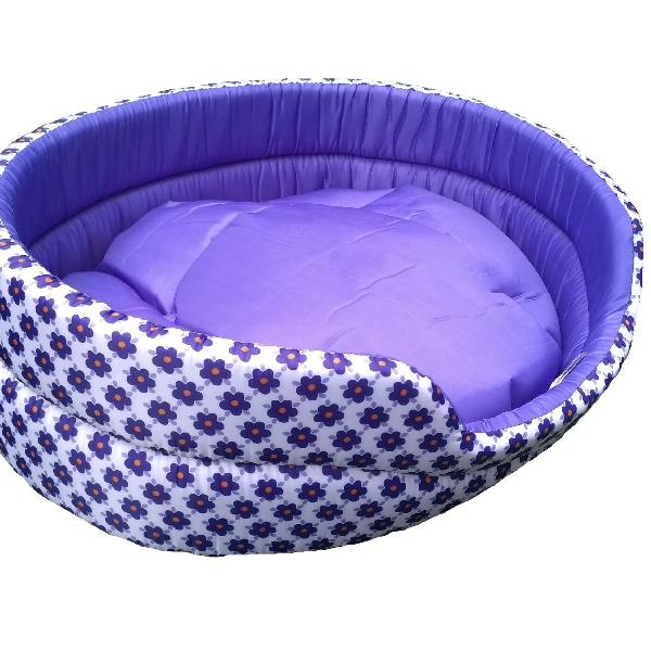 cama europa roxinha para pet gg