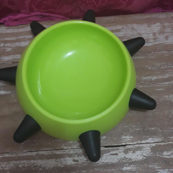 comedouro spike rosa e verde
