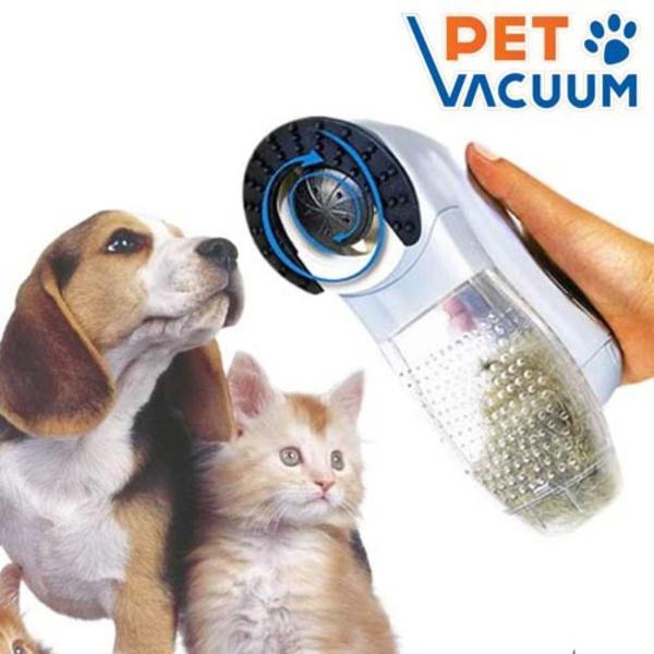 escova aspirador de pelo para cães e gato elétrica shed