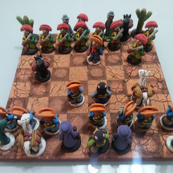 jogo de xadrez do sertão nordestino
