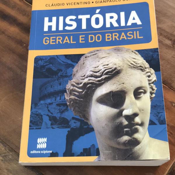 livro história geral e do brasil editora scipione