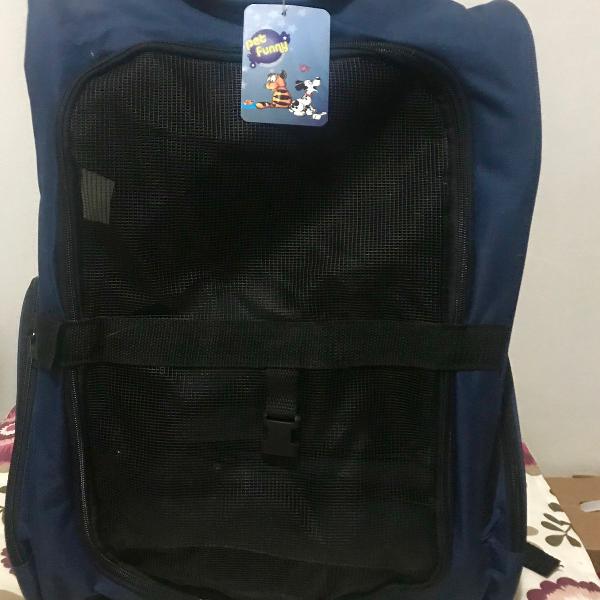 mochila nova de transporte (com rodinhas) para cães e gatos