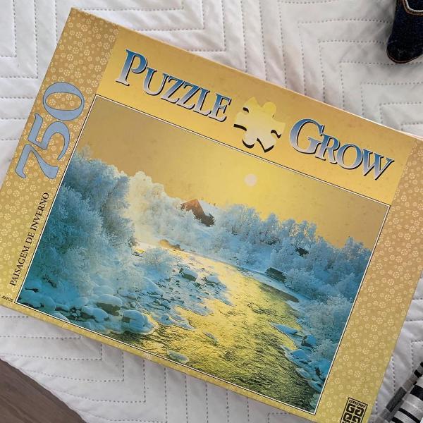 quebra-cabeça puzzle grow 750 peças