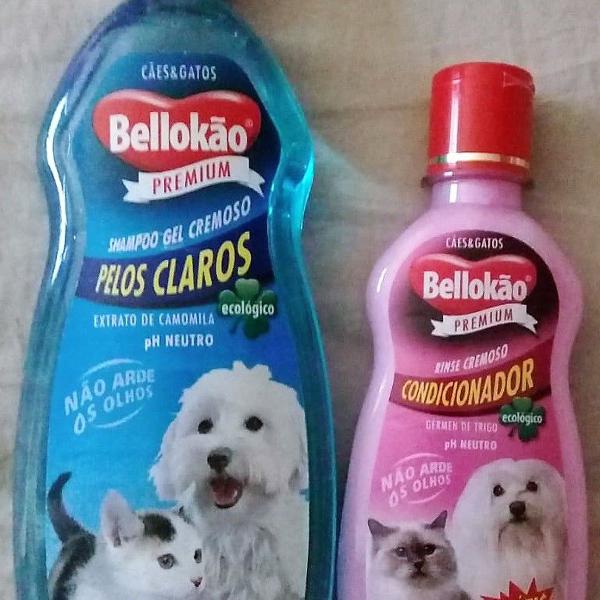 shampoo e condicionador para pets