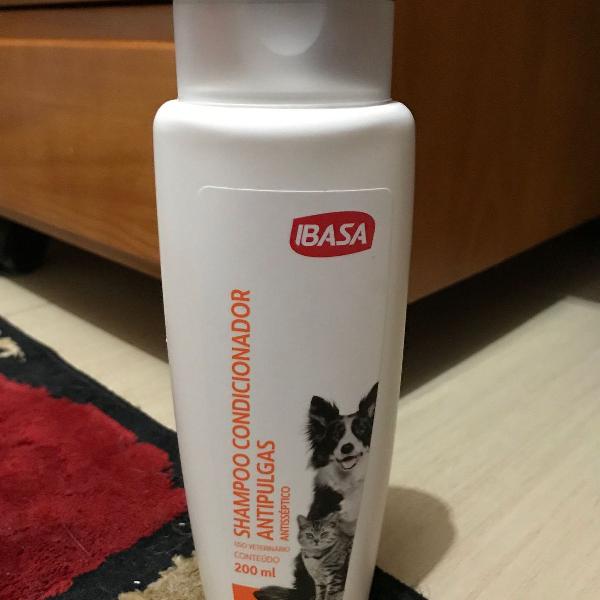 shampoo para cães e gatos anti-pulgas