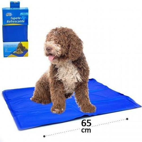 tapete refrescante gelado cachorro 65x50 pet calor cama gel