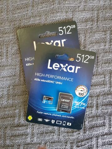 Cartão MicroSD 512 GB Lexar