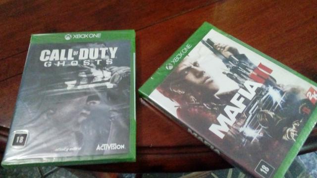 Dois jogos novos lacrados de Xbox one