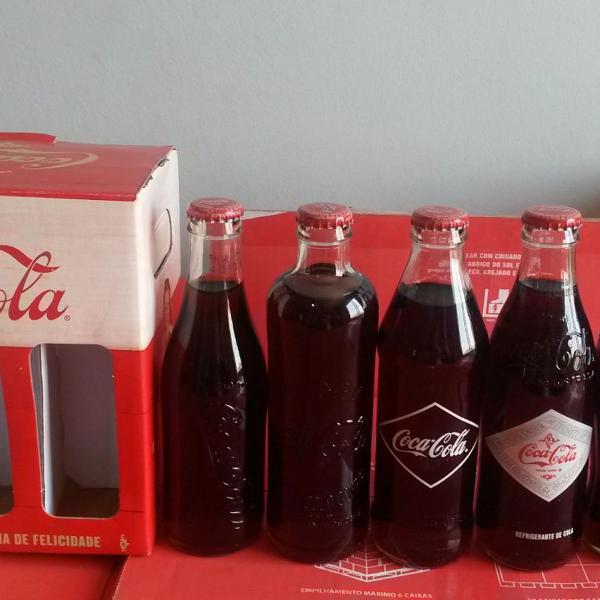 Kit Coca-cola Ed. Ltda. 6 Garrafas Históricas