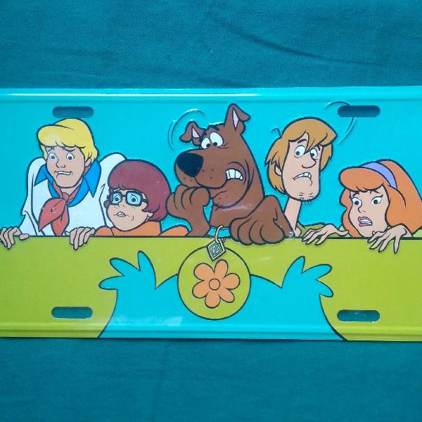 Placa Scooby doo