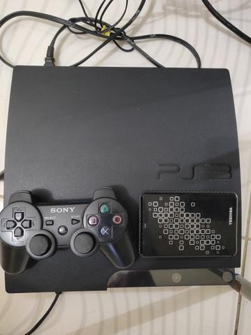 Playstation 3, HD de 500GB, 1 controle original