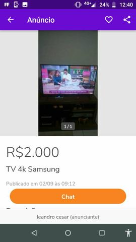 TV 4k Samsung