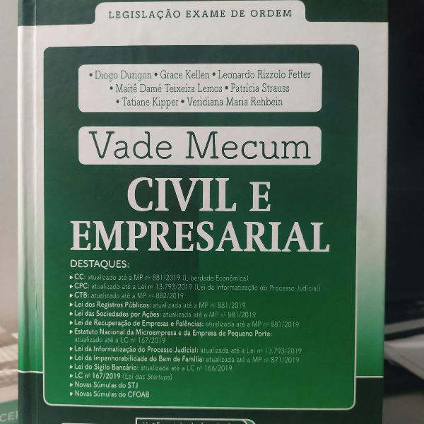 Vade Mecum Civil e Empresarial 2019 - vadinho verdinho
