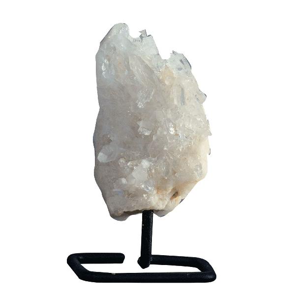 adorno quartzo cristal - 15cm