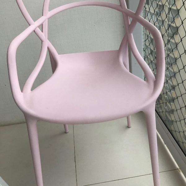 cadeiras rosas masters allegra