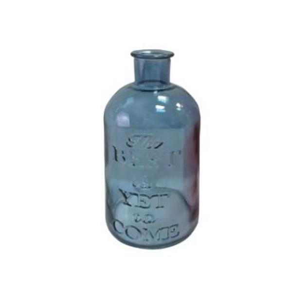 garrafa decorativa médio azul