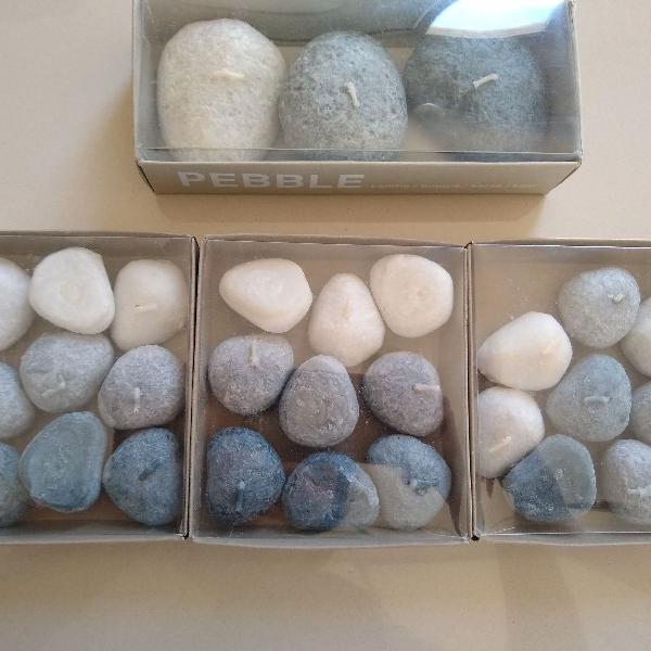 kit velas de pedras
