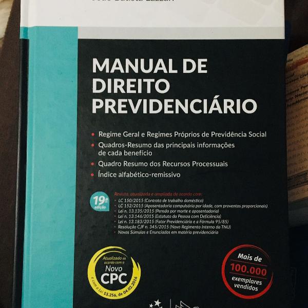 manual de direito previdenciário