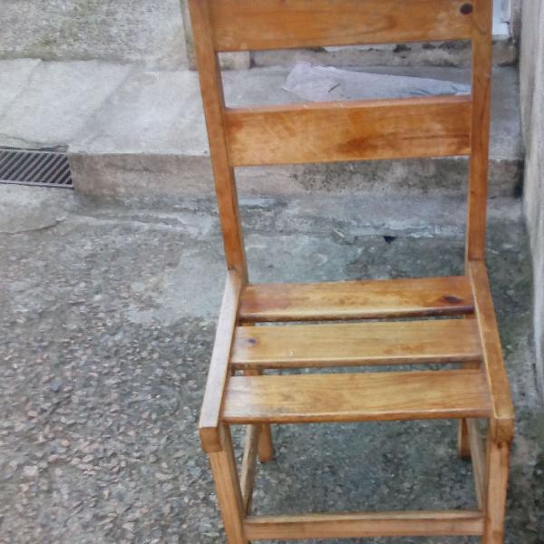 mesa madeira com 4 cadeiras