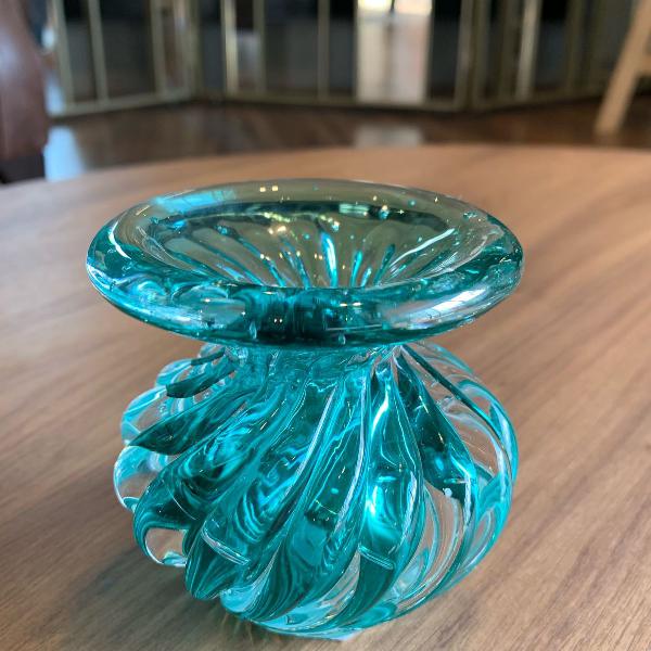 vaso cristal de murano