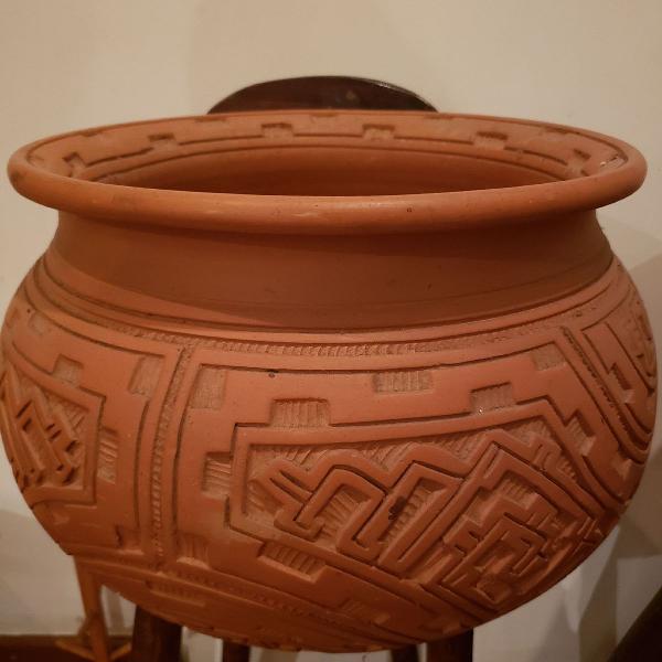 vaso em barro cerâmica