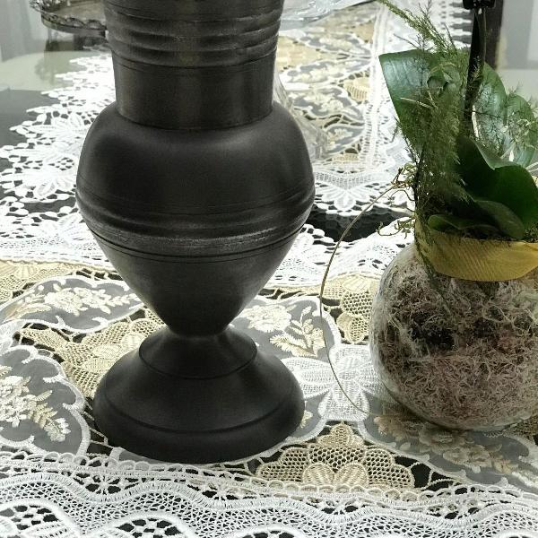 vaso em pewter(estanho) manufatura faemam!