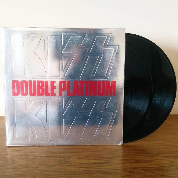 vinil lp duplo kiss - double platinum, importado japão