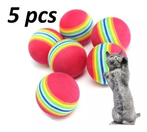 5x Bolinhas Brinquedos Pet Mordedores Pr