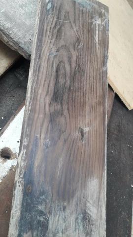 Assoalho bruto Canela e Peroba 3 cm madeira de demolição
